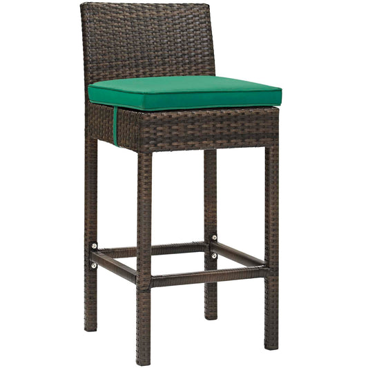 Modway Conduit Outdoor Patio Wicker Rattan Bar Stool | Bar Stools | 