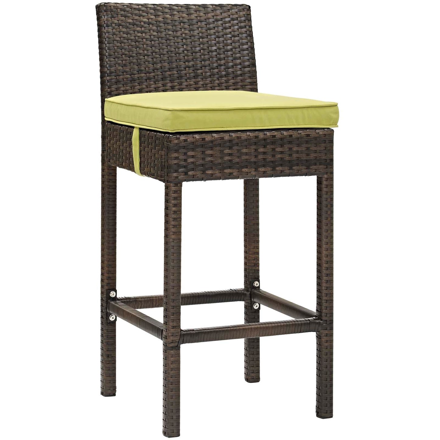 Modway Conduit Outdoor Patio Wicker Rattan Bar Stool | Bar Stools | 