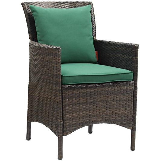 Modway Conduit Outdoor Patio Wicker Rattan Dining Armchair | Armchairs | 