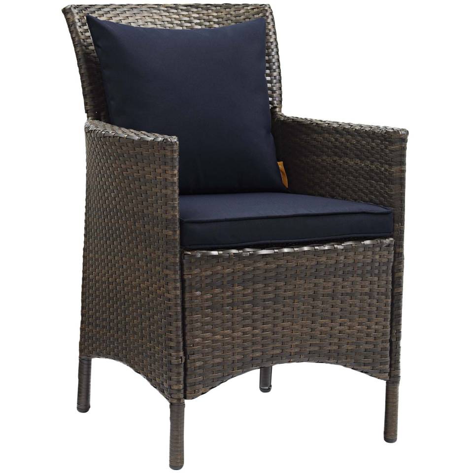 Modway Conduit Outdoor Patio Wicker Rattan Dining Armchair | Armchairs | 