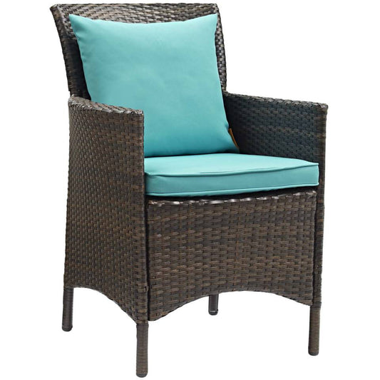 Modway Conduit Outdoor Patio Wicker Rattan Dining Armchair | Armchairs | 