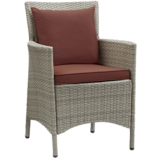 Modway Outdoor Patio Wicker Rattan Dining Armchair | Armchairs | Modishstore-3