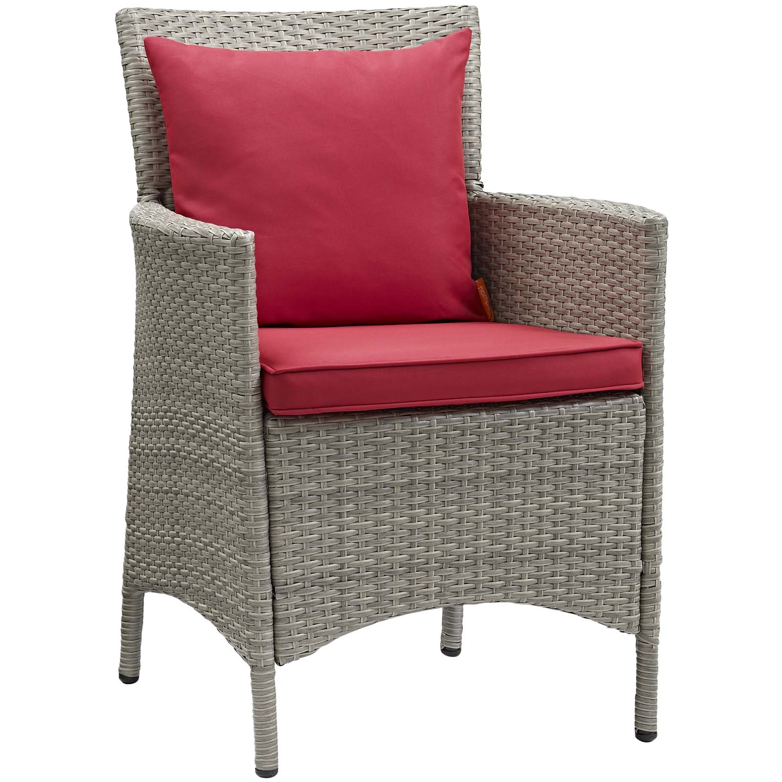 Modway Outdoor Patio Wicker Rattan Dining Armchair | Armchairs | Modishstore-9