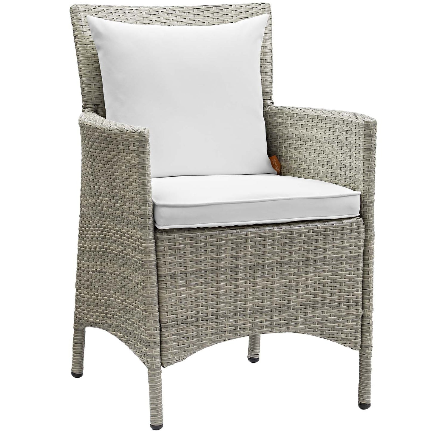 Modway Outdoor Patio Wicker Rattan Dining Armchair | Armchairs | Modishstore-11