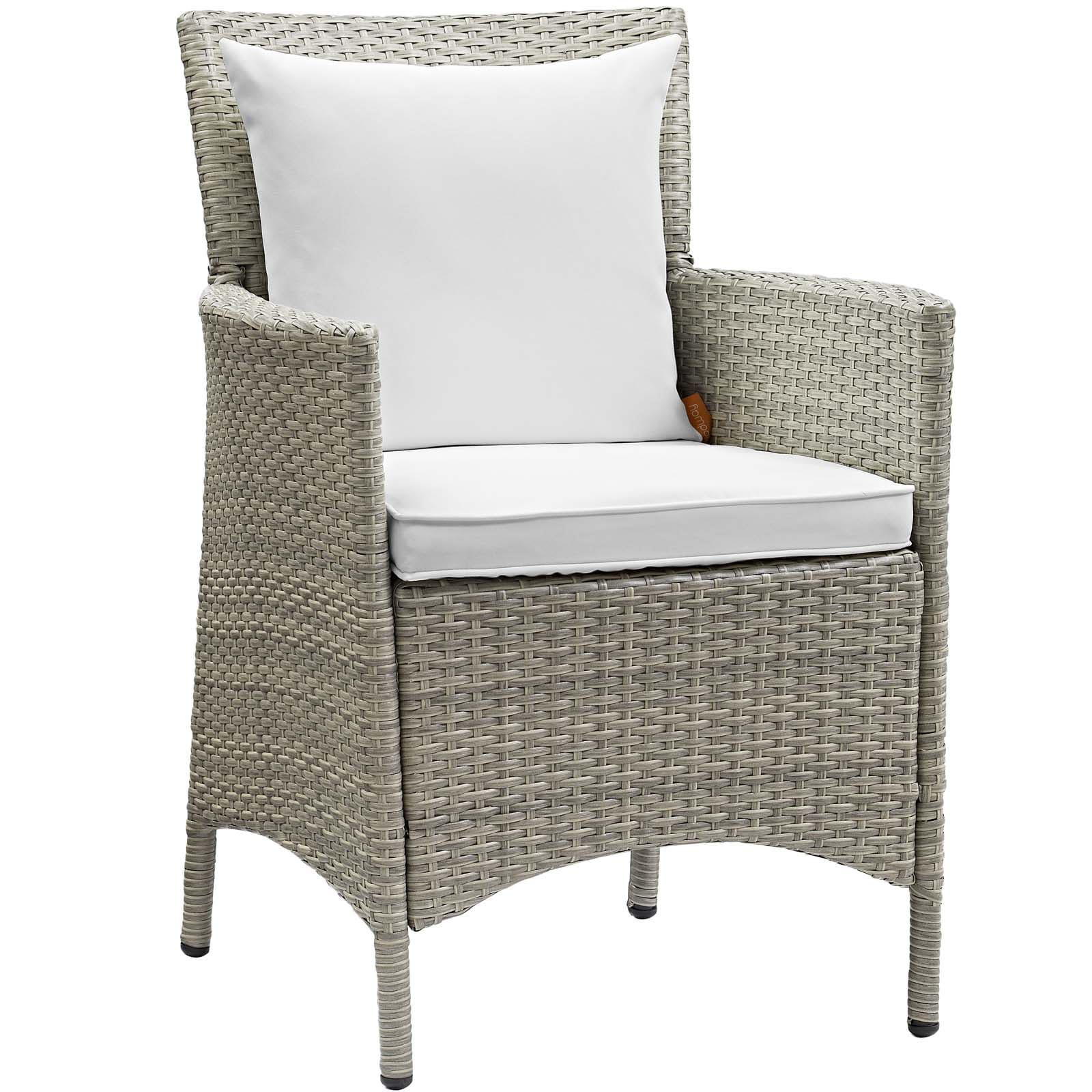 Modway Outdoor Patio Wicker Rattan Dining Armchair | Armchairs | Modishstore-11