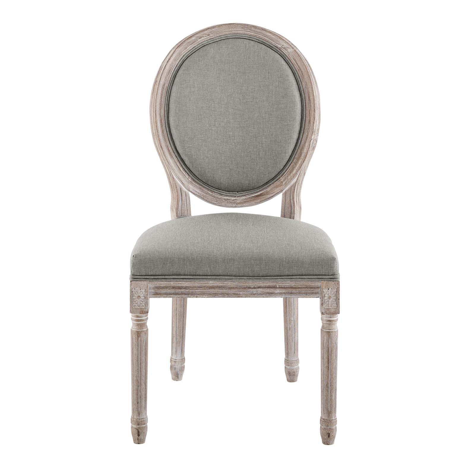 Modway Emanate Vintage French Upholstered Fabric Dining Side Chair | Dining Chairs | 