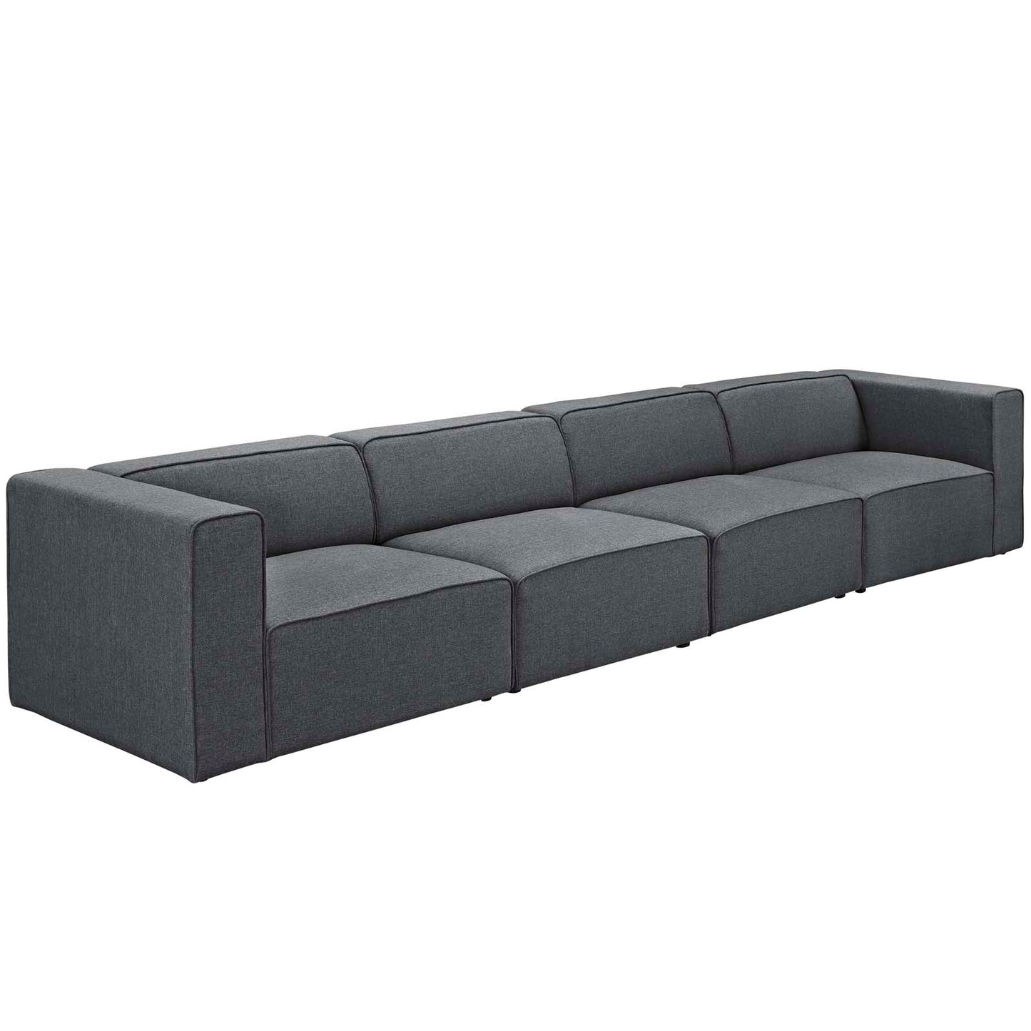 Mingle 4 Piece Upholstered Fabric Sectional Sofa Set by Modway - EEI-2829 | Sofa Set | 