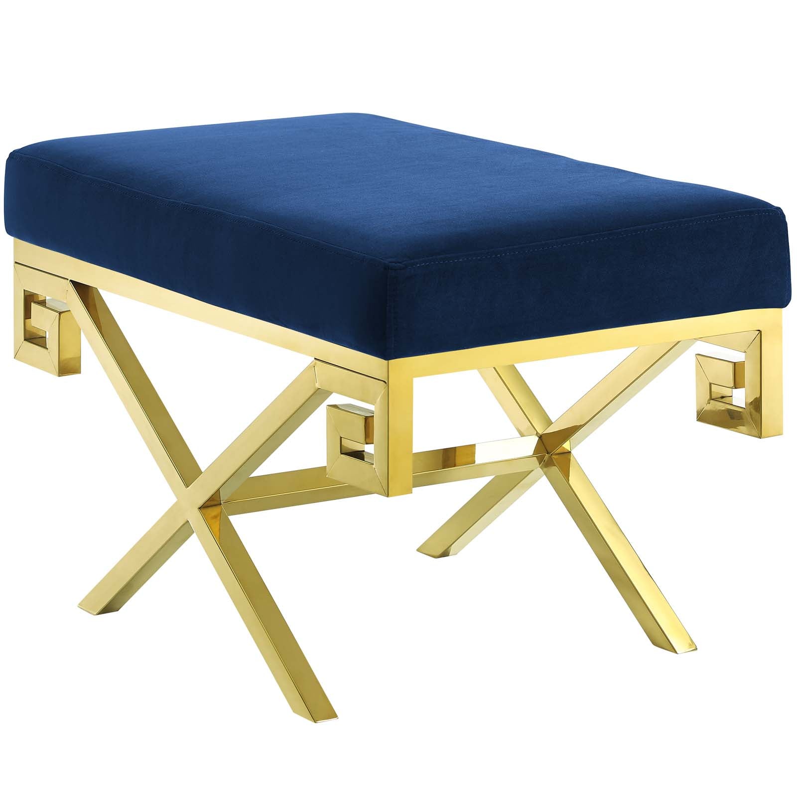 Rove Velvet Performance Velvet Bench By Modway - EEI-2879 | Benches | Modishstore - 3