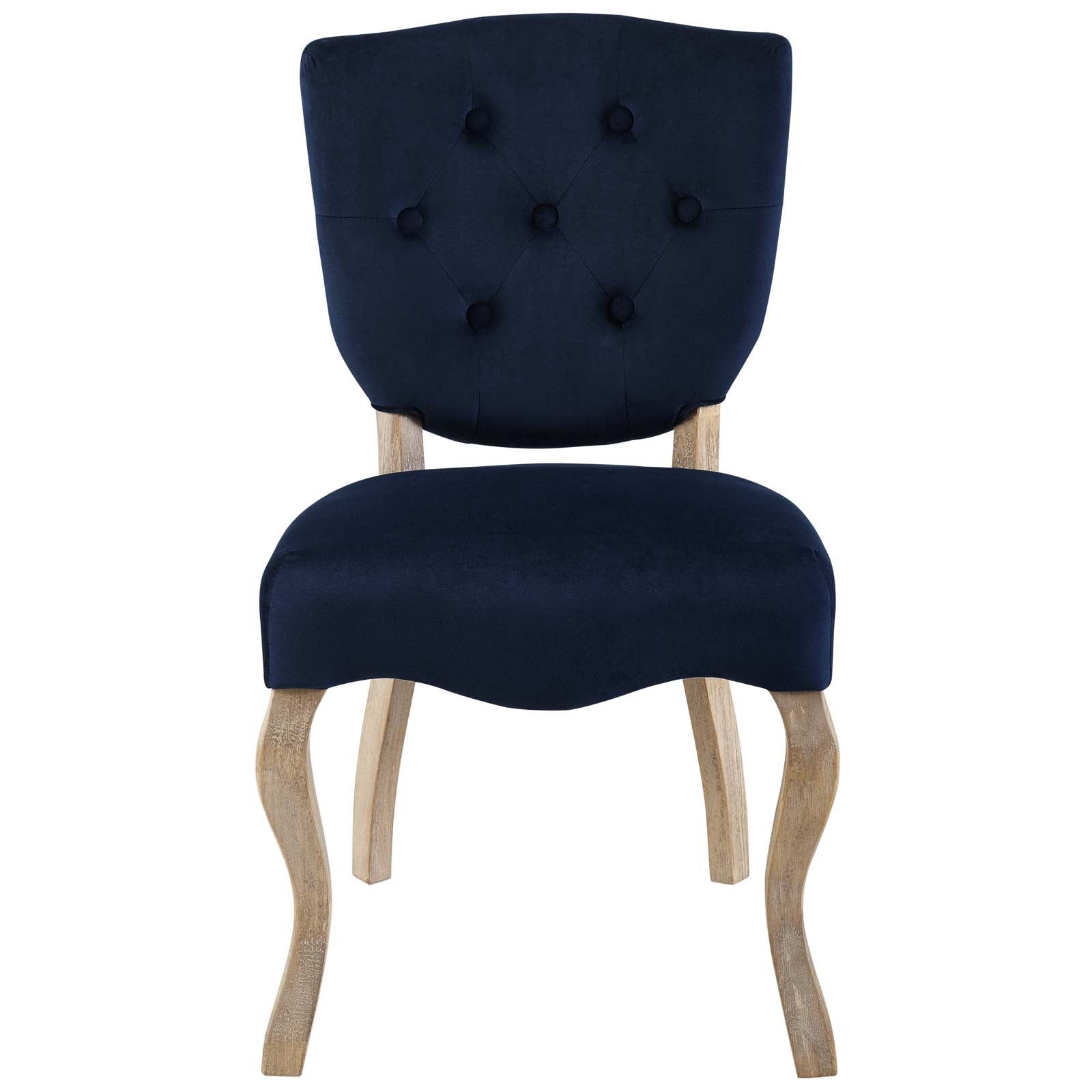 Modway Array Vintage French Performance Velvet Dining Side Chair | Dining Chairs | 