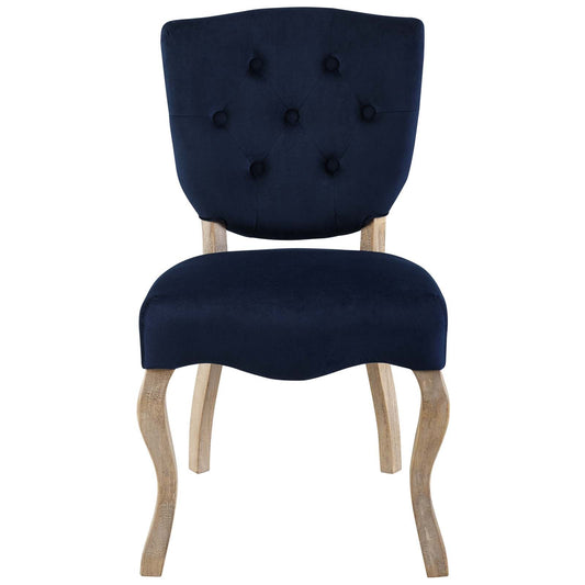 Modway Array Vintage French Performance Velvet Dining Side Chair | Dining Chairs | 
