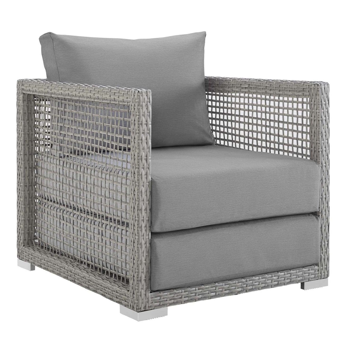 Modway Aura Rattan Outdoor Patio Armchair | Outdoor Chairs | 