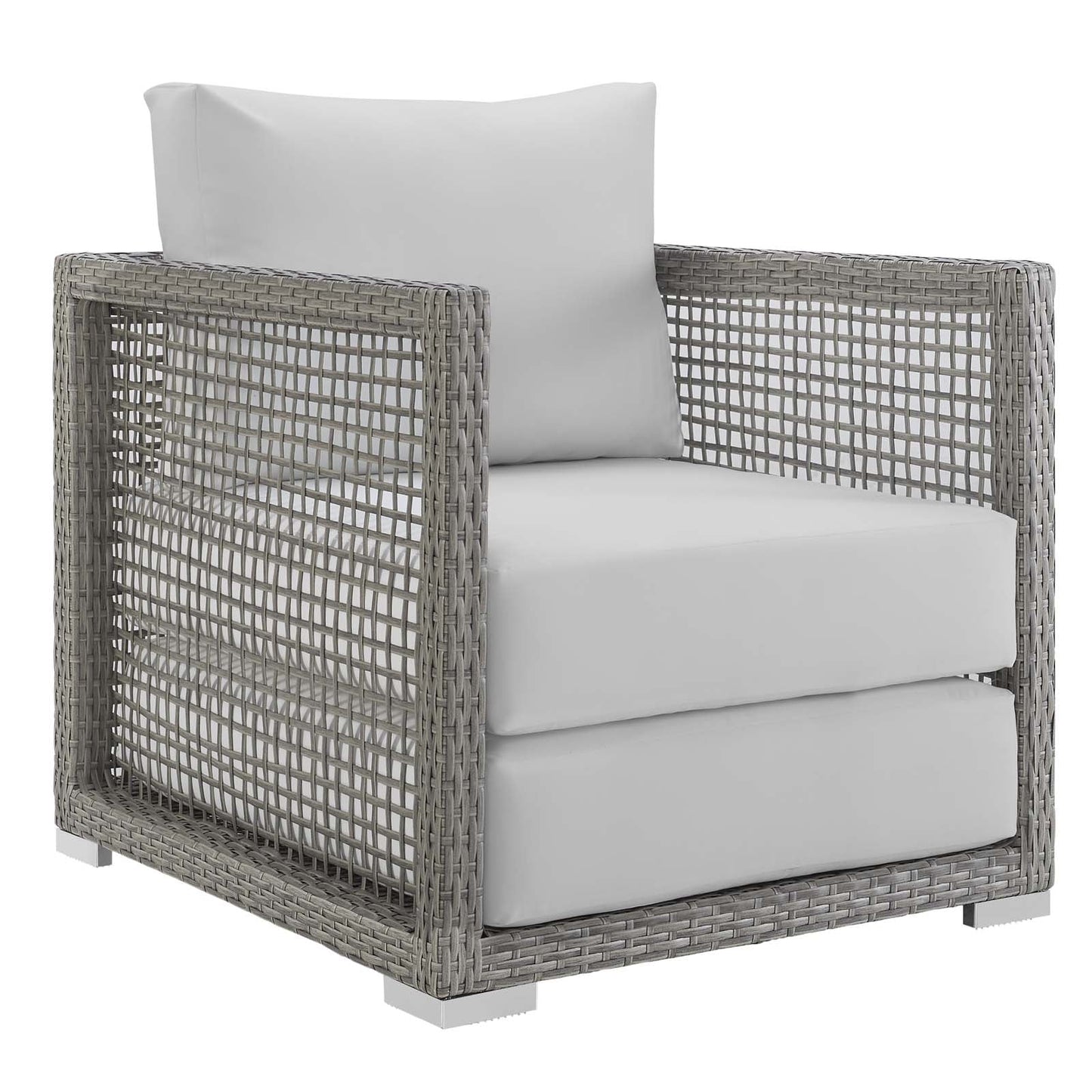 Modway Aura Rattan Outdoor Patio Armchair | Outdoor Chairs | 