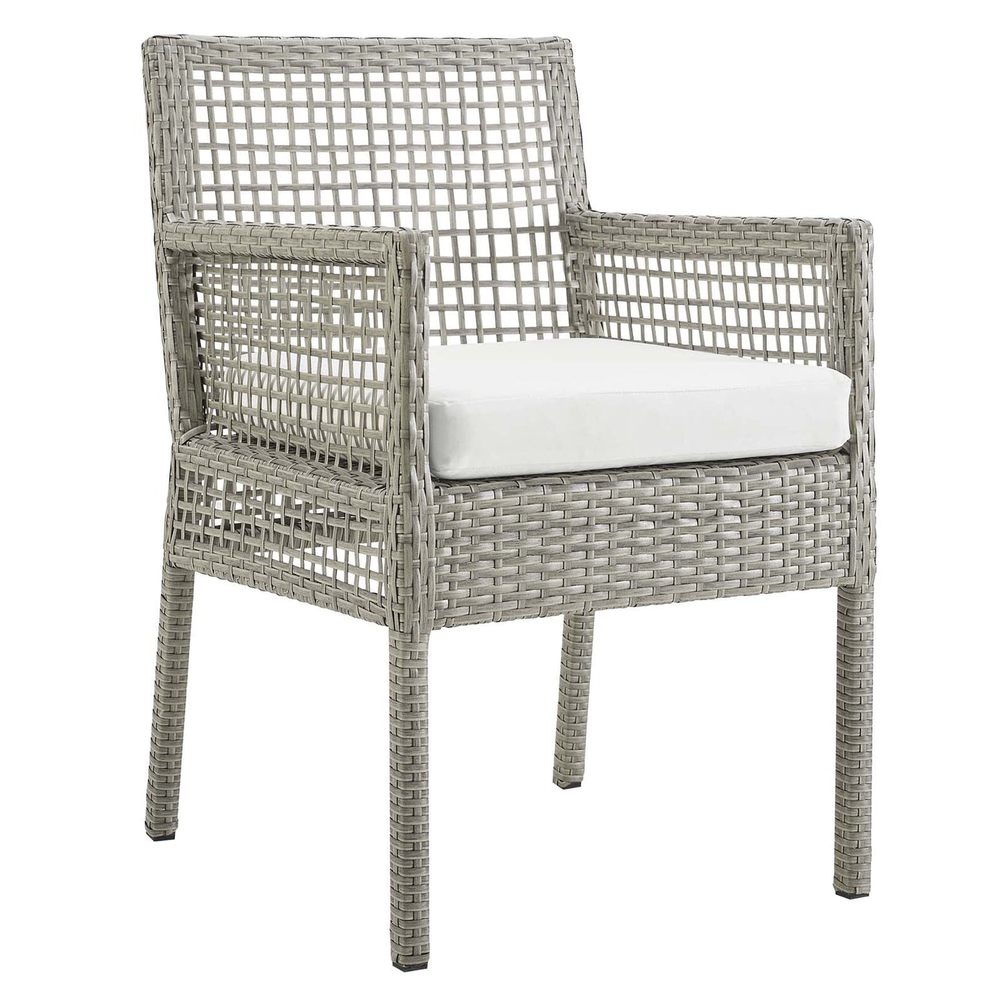 Modway Aura Outdoor Patio Wicker Rattan Dining Armchair | Outdoor Chairs | 