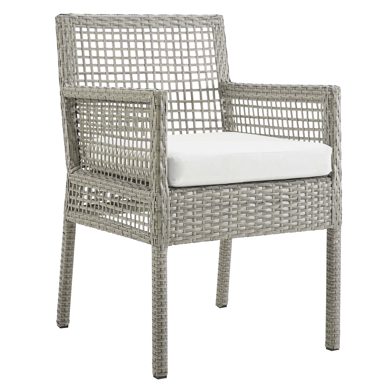 Modway Aura Outdoor Patio Wicker Rattan Dining Armchair | Outdoor Chairs | 