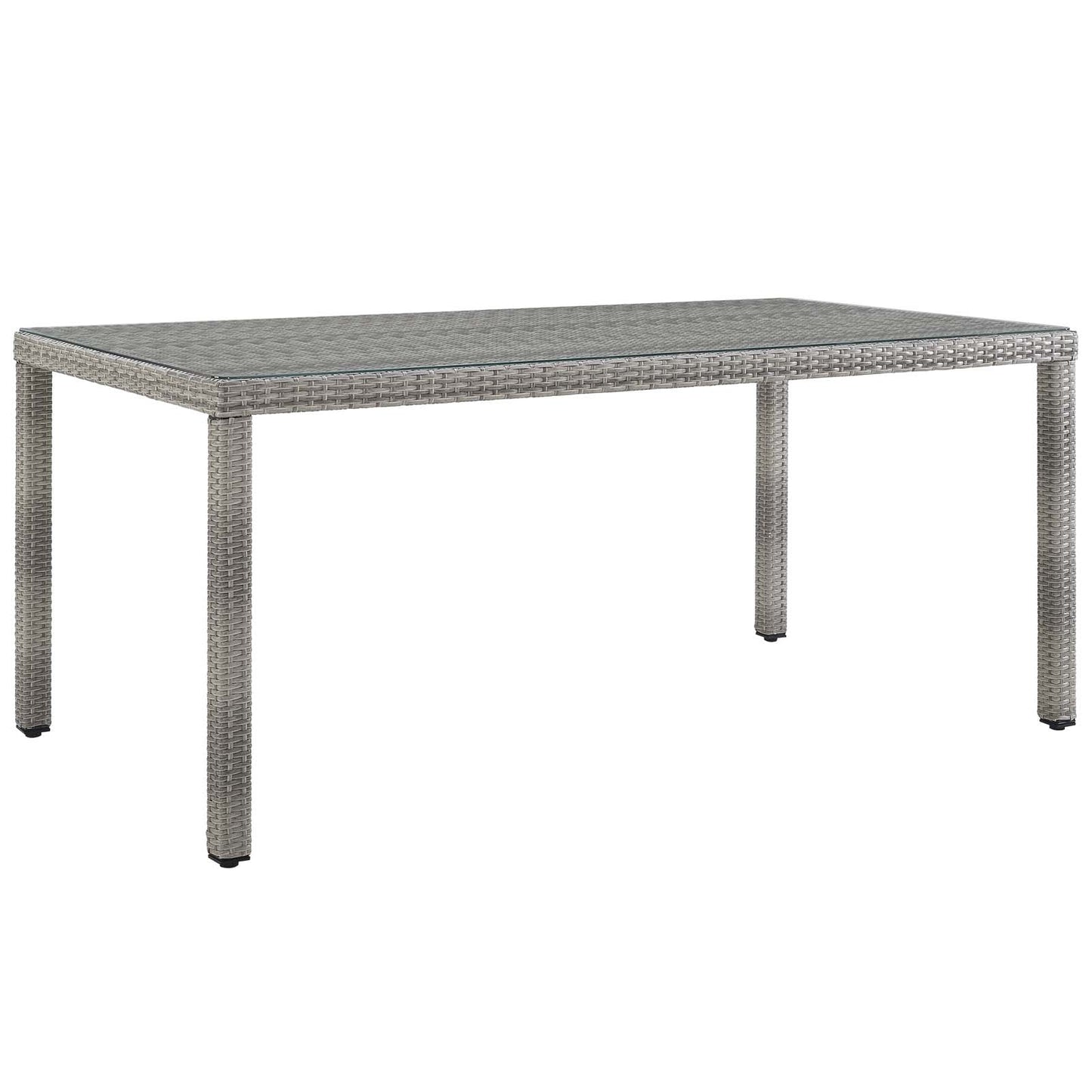 Modway Aura 68" Wicker Rattan Dining Table | Dining Tables