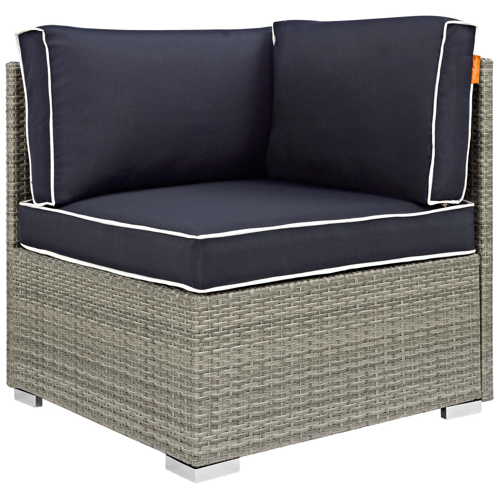 Modway Repose Outdoor Patio Corner | Outdoor Chairs | Modishstore-4