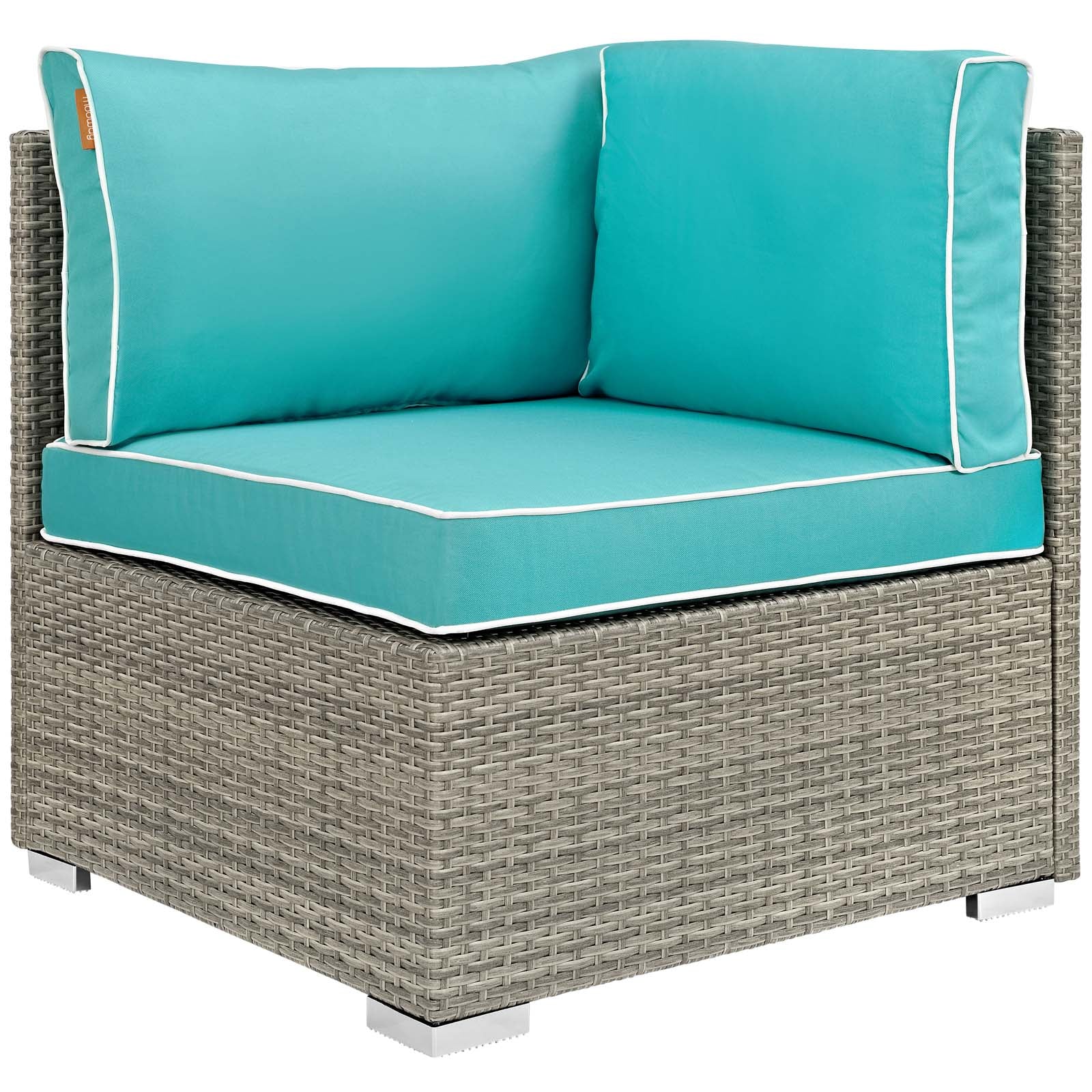 Modway Repose Outdoor Patio Corner | Outdoor Chairs | Modishstore-3