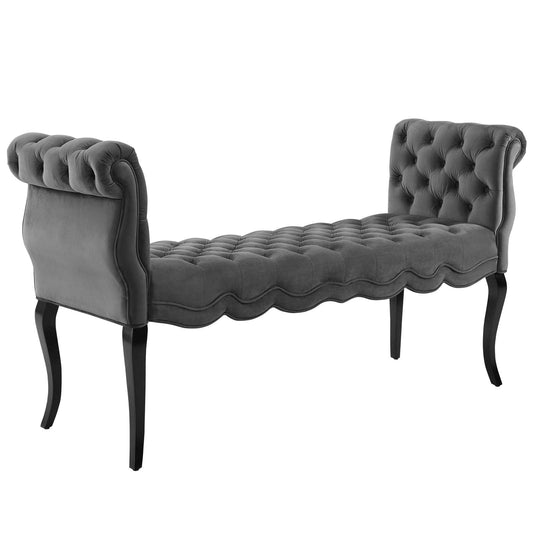 Modway Adelia Chesterfield Style Button Tufted Performance Velvet Bench | Stools & Benches