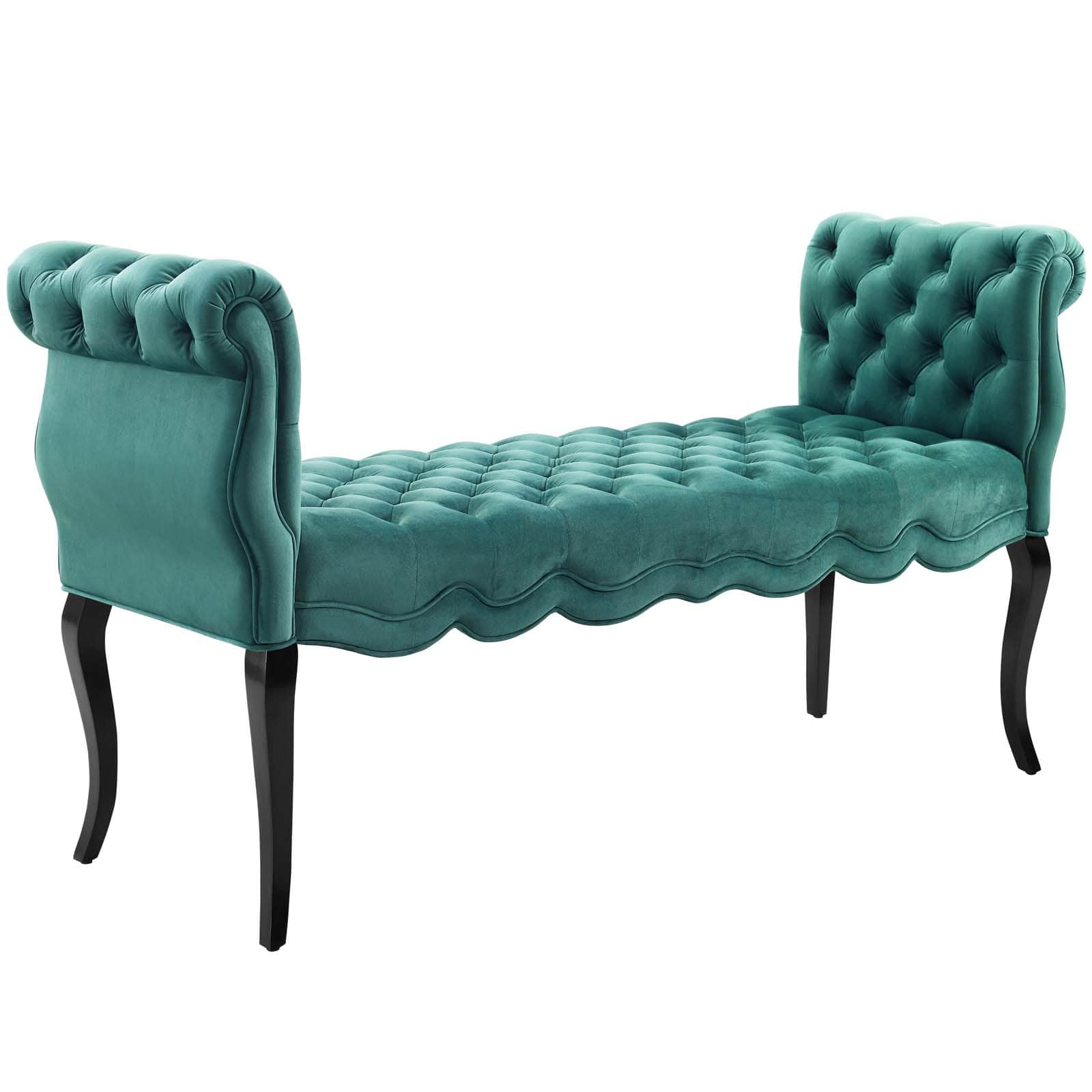 Modway Adelia Chesterfield Style Button Tufted Performance Velvet Bench | Stools & Benches | 