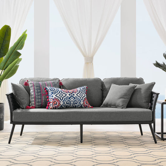 Modway Stance Outdoor Patio Aluminum Sofa | Outdoor Sofas, Loveseats & Sectionals | Modishstore-3