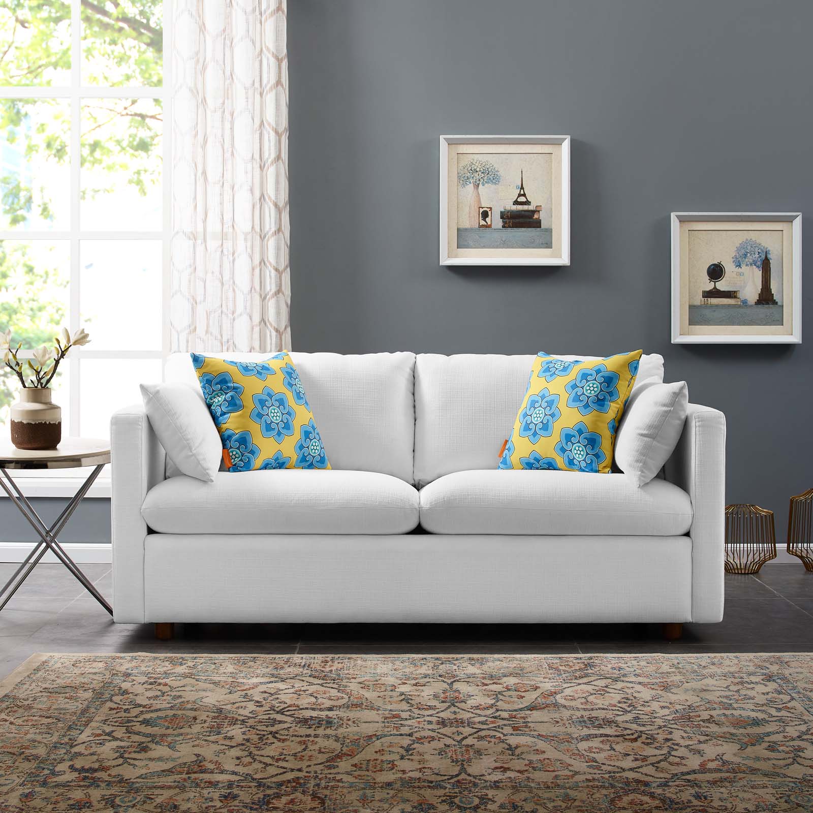 Modway Activate Upholstered Fabric Sofa | Sofas | 