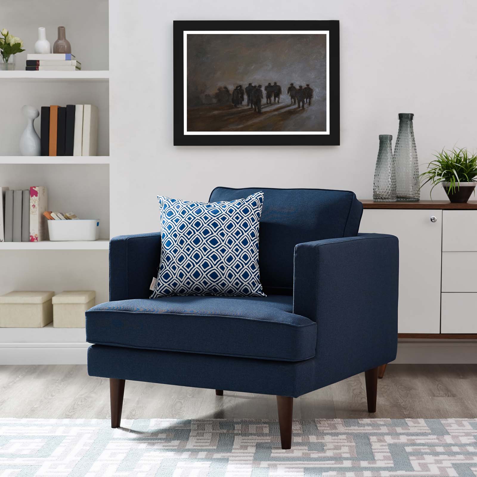 Modway Agile Upholstered Fabric Armchair | Armchairs