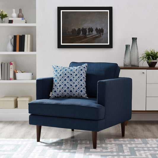 Modway Agile Upholstered Fabric Armchair | Armchairs