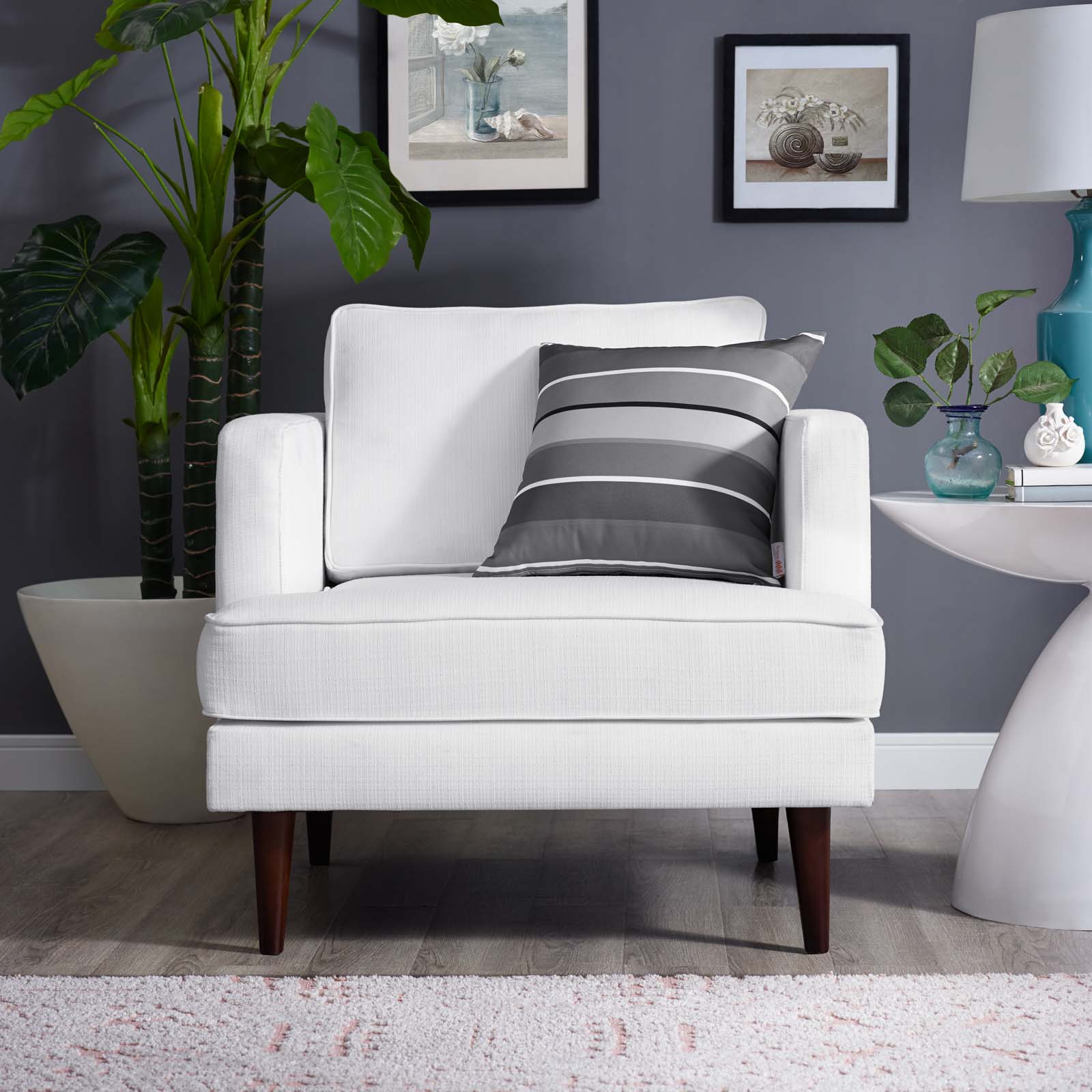 Modway Agile Upholstered Fabric Armchair | Armchairs | 