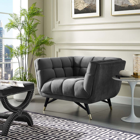 Modway Adept Upholstered Velvet Armchair | Armchairs