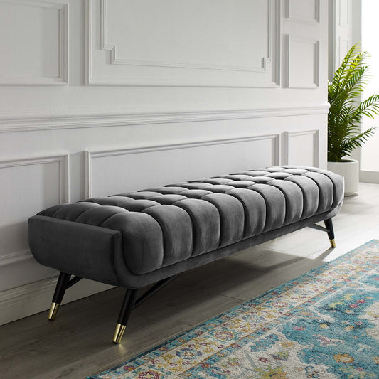 Modway Adept Upholstered Velvet Bench | Stools & Benches