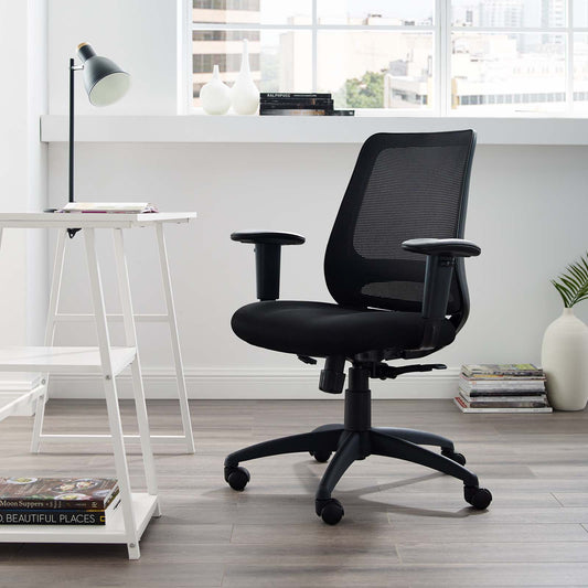 Modway Forge Mesh Office Chair Black | Office Chairs