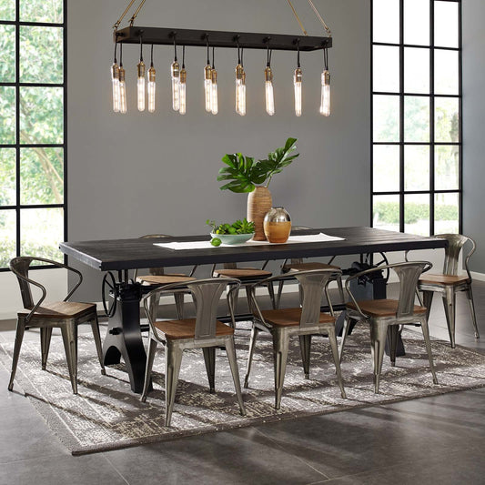 Demarcate Modern Farmhouse Pendant Chandelier By Modway - EEI-3275 | Chandeliers