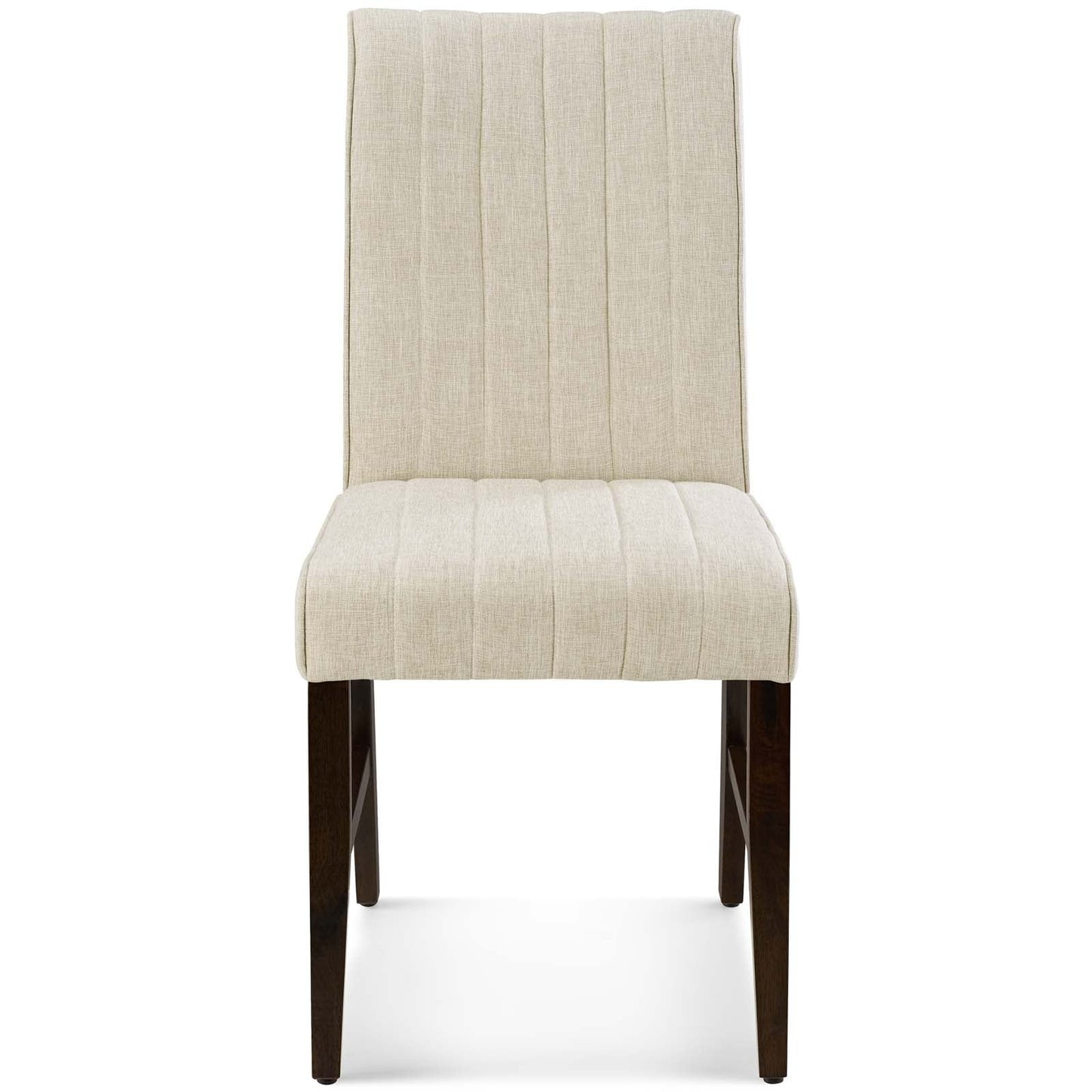 Modway Motivate Channel Tufted Upholstered Fabric Dining Chair Set of 2 | Dining Chairs | Modishstore