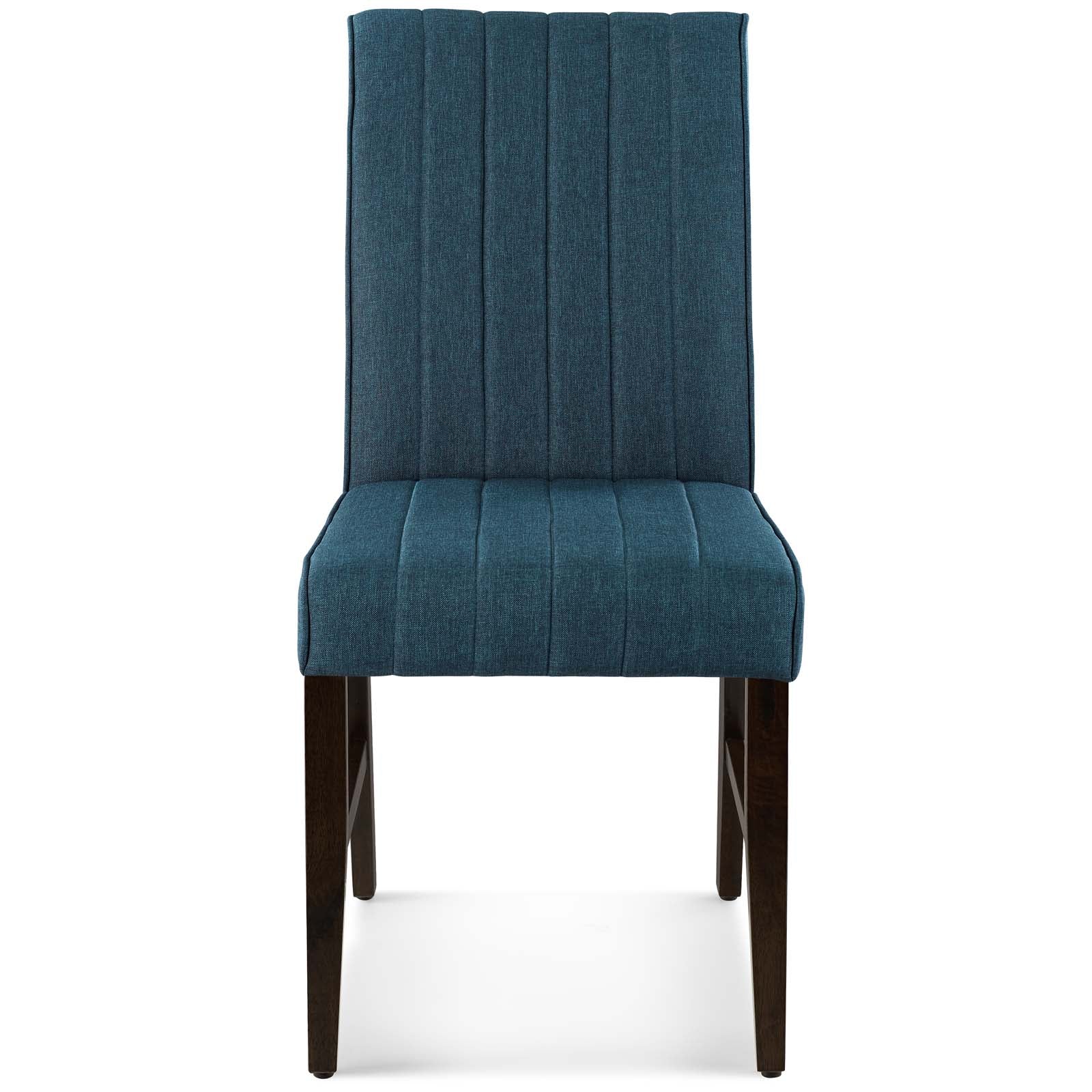 Modway Motivate Channel Tufted Upholstered Fabric Dining Chair Set of 2 | Dining Chairs | Modishstore-2