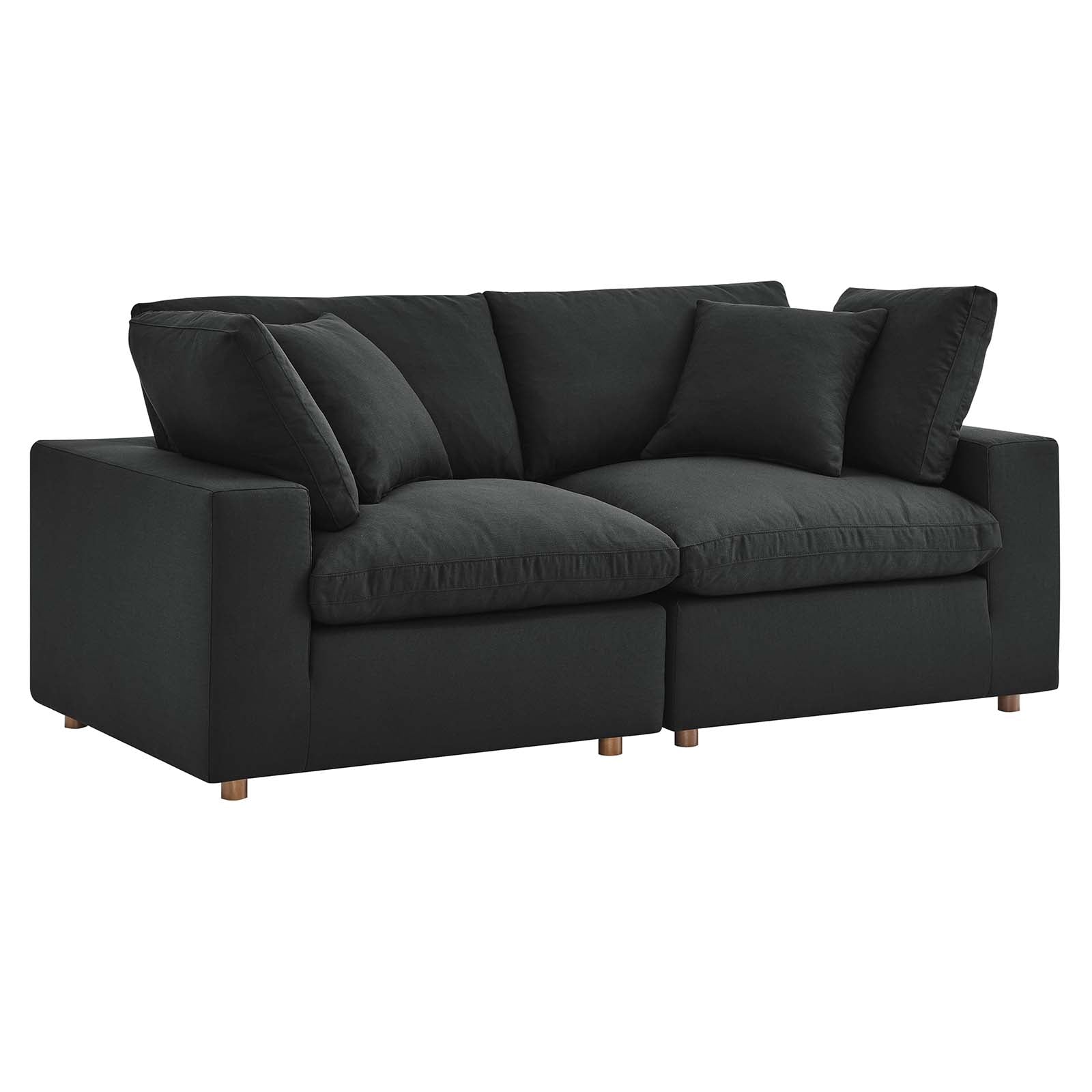 Modway Commix Down Filled Overstuffed 2 Piece Sectional Sofa Set | Sofas | 