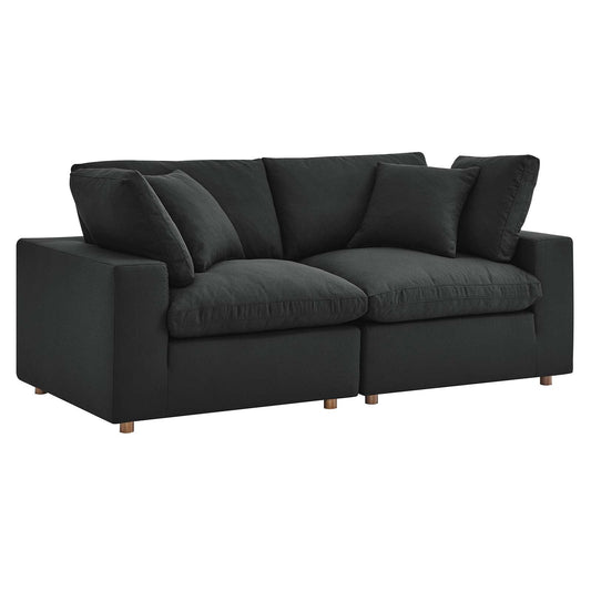 Modway Commix Down Filled Overstuffed 2 Piece Sectional Sofa Set | Sofas | 