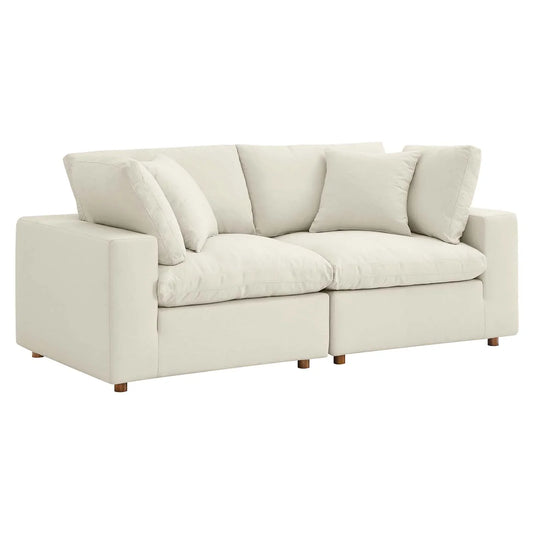 Modway Commix Down Filled Overstuffed 2 Piece Sectional Sofa Set | Sofas | 