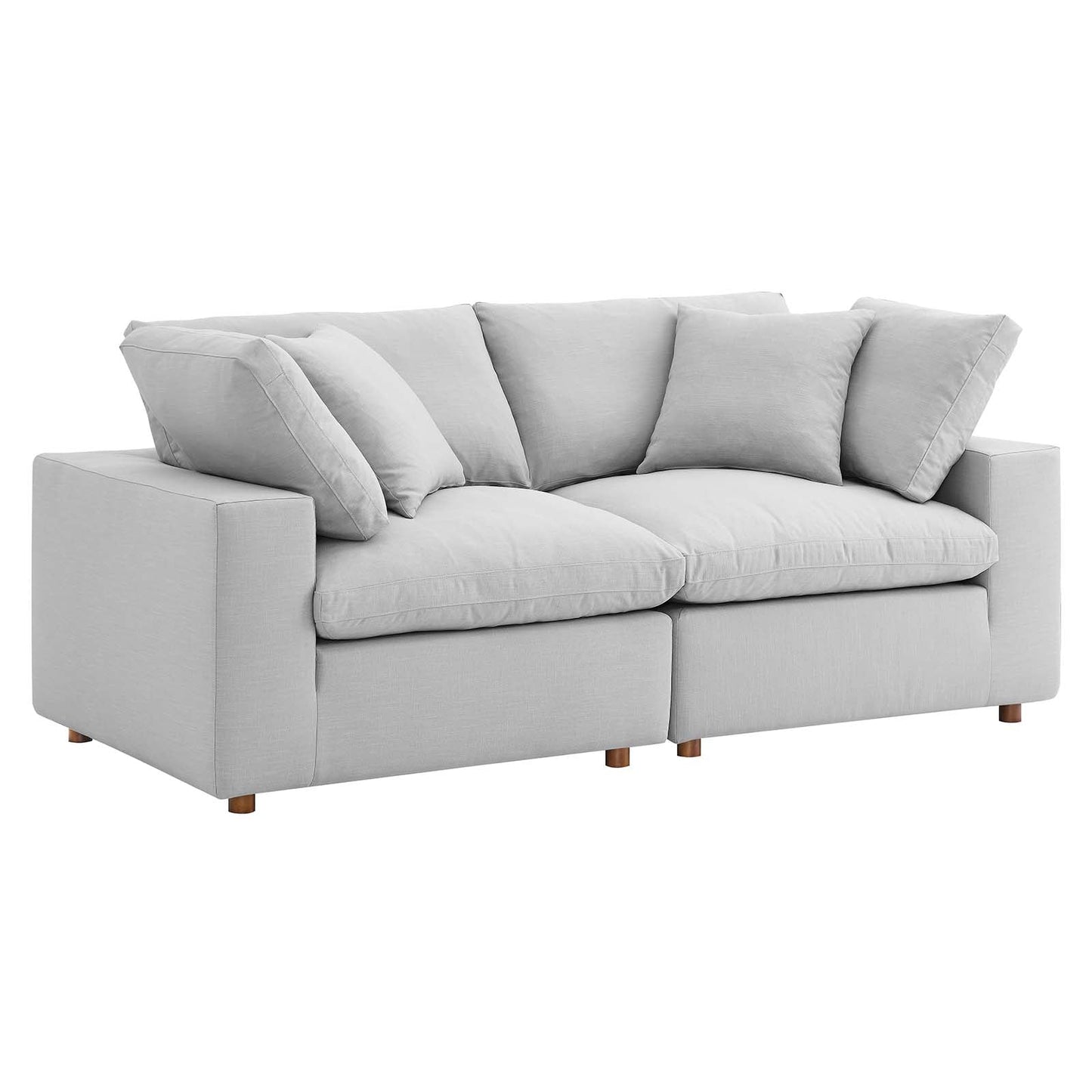 Modway Commix Down Filled Overstuffed 2 Piece Sectional Sofa Set | Sofas | 