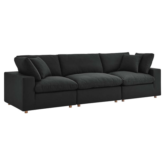 Modway Commix Down Filled Overstuffed 3 Piece Sectional Sofa Set - EEI-3355 | Sofa Set | 