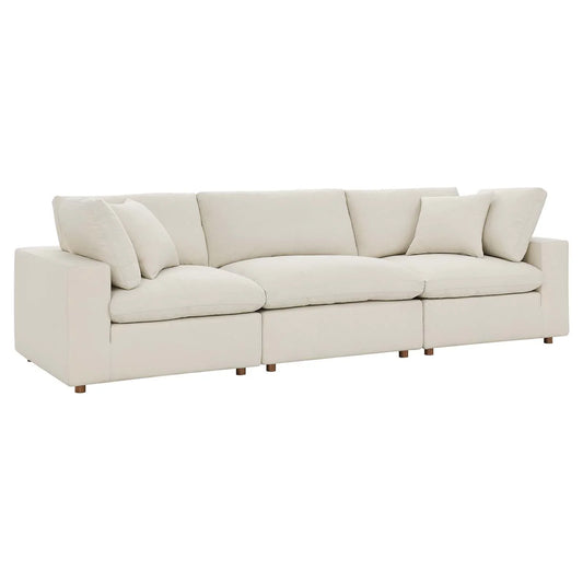Modway Commix Down Filled Overstuffed 3 Piece Sectional Sofa Set - EEI-3355 | Sofa Set | 