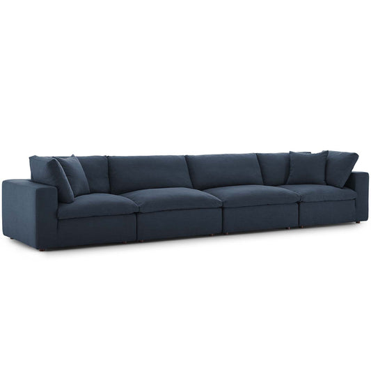 Commix Down Filled Overstuffed 4 Piece Sectional Sofa Set by Modway - EEI-3357 | Sofa Set | 