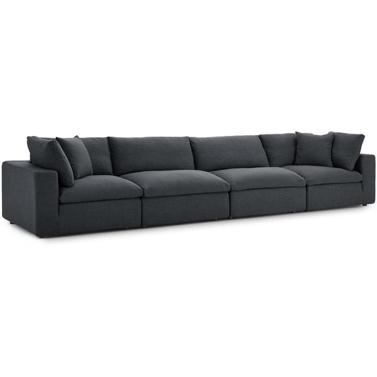 Commix Down Filled Overstuffed 4 Piece Sectional Sofa Set by Modway - EEI-3357 | Sofa Set | 