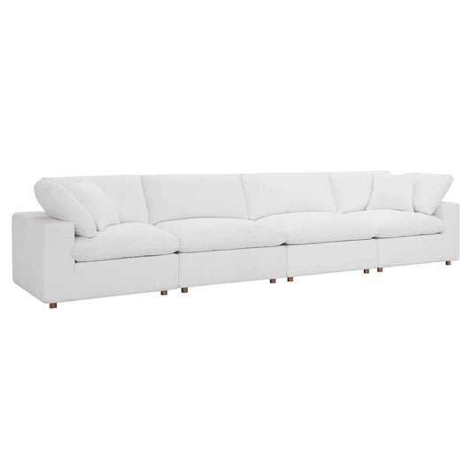 Commix Down Filled Overstuffed 4 Piece Sectional Sofa Set by Modway - EEI-3357 | Sofa Set-1
