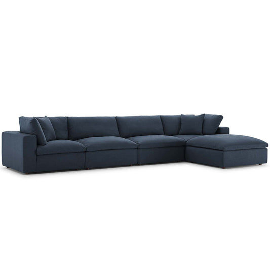Commix Down Filled Overstuffed 5 Piece Sectional Sofa Set by Modway - EEI-3358 | Sofa Set | 