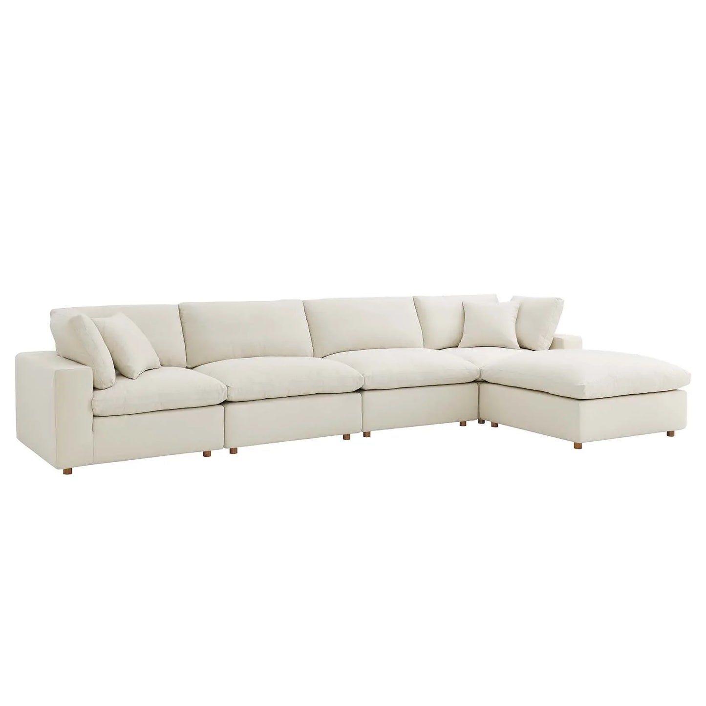 Commix Down Filled Overstuffed 5 Piece Sectional Sofa Set by Modway - EEI-3358 | Sofa Set | 