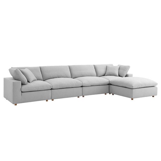 Commix Down Filled Overstuffed 5 Piece Sectional Sofa Set by Modway - EEI-3358 | Sofa Set | 
