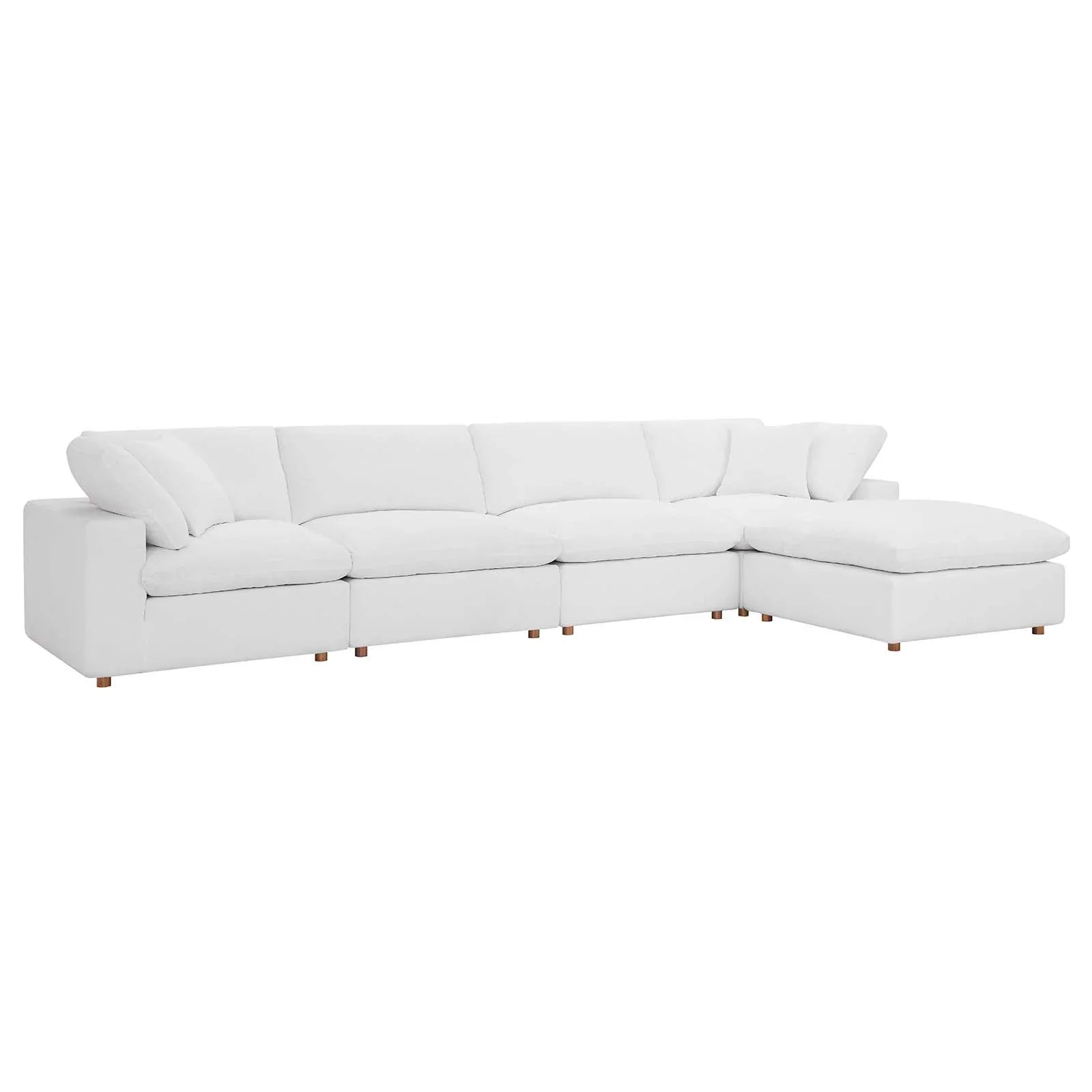 Commix Down Filled Overstuffed 5 Piece Sectional Sofa Set by Modway - EEI-3358 | Sofa Set-1