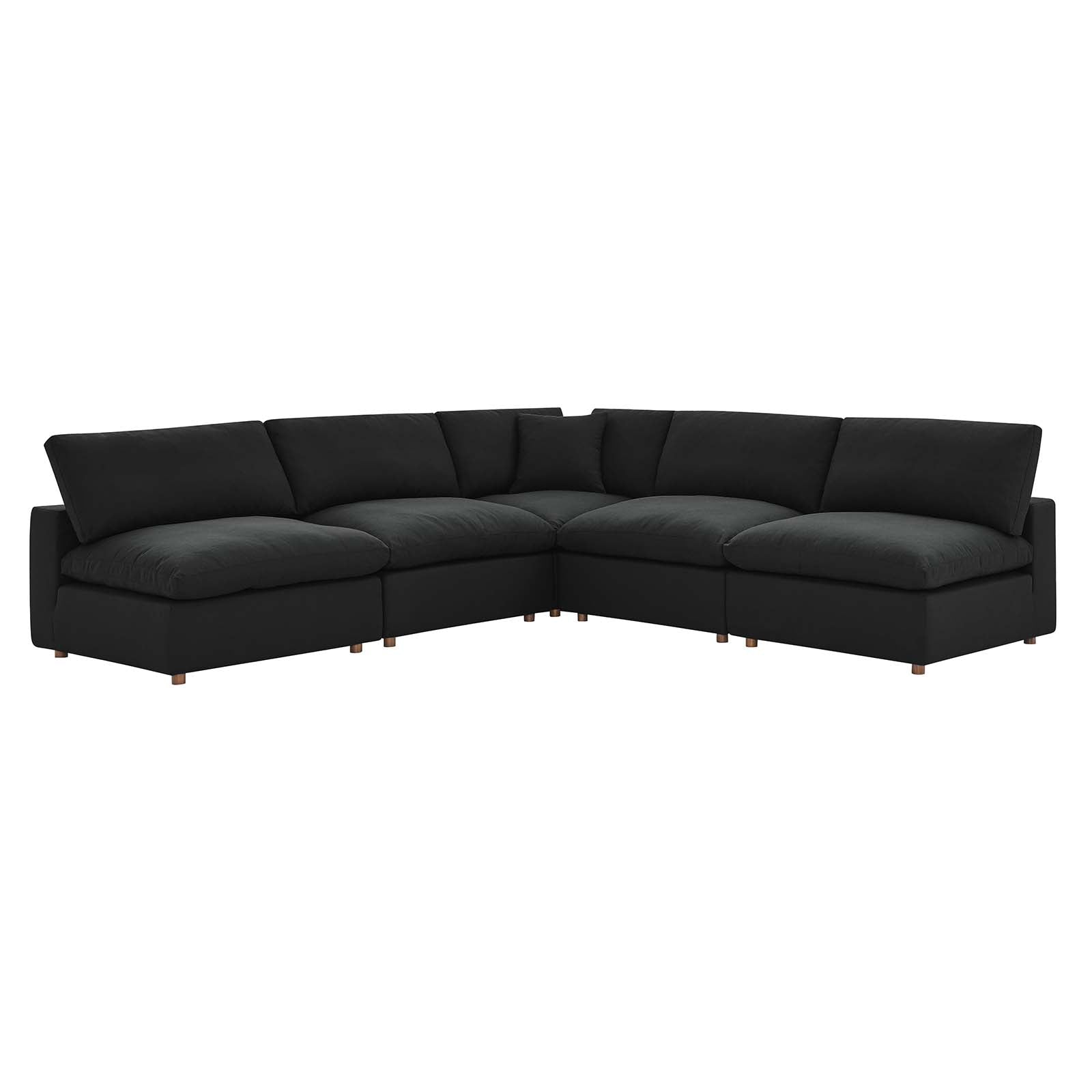 Modway's Modern Commix Down Filled Overstuffed 5 Piece Sectional Sofa Set - EEI-3360 | Sofa Set | Modishstore-6