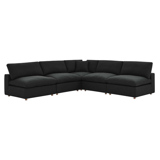 Modway's Modern Commix Down Filled Overstuffed 5 Piece Sectional Sofa Set - EEI-3360 | Sofa Set | Modishstore-6