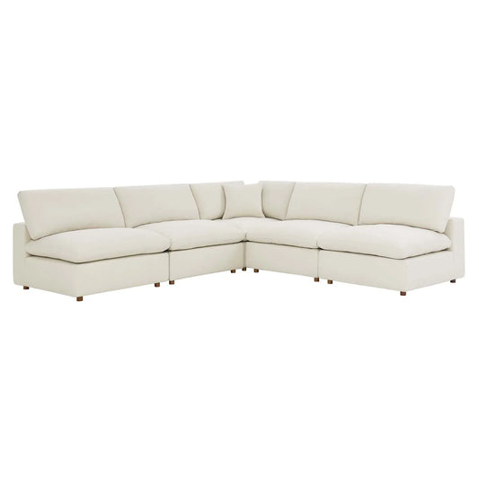 Modway's Modern Commix Down Filled Overstuffed 5 Piece Sectional Sofa Set - EEI-3360 | Sofa Set | Modishstore-5